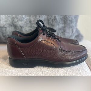 SAS Men's Cordovan Tripad Moccasin Size:12 W Bout Time Lace-Up Comfort USA